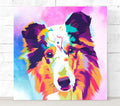 Pop Art Leinwand mit deinem Haustier personalisiert