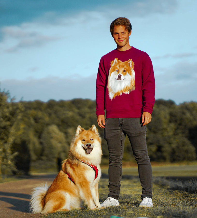 Sweatshirt personalisiert mit deinem Haustier
