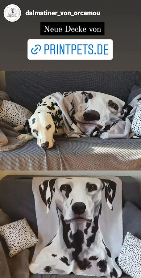 Decke personalisiert mit deinem Haustier